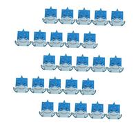 HANABASS 25 Boîtes de Bonbons en Papier Bleu de Requin, 25 Pièces, Coffrets Présents pour Fête D'anniversaire Garçon et Filles, Boîtes à Friandises Cartonnées pour Bonbons et Petits Objets