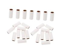 HANABASS 25 Pièces Rechange Adhésifs pour Retirer Poils Animaux et Peluches Mini Lingettes Collantes pour Vêtements Tapis Nettoyage Rapide Portable