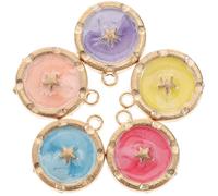 HANABASS 25pcs Pendentif pour Collier en Alliage Non Déformable Décoloration, Charme Soi-même pour Filles, pour Présents D'anniversaire et Chaînes de Pull