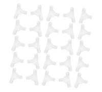 HANABASS 25pièces Connecteurs pour Arceaux De Tente Plastique De Rechange pour Fixations De Tente Accessoires pour Et Auvents Usage Extérieur pour Parasol De Terrasse Blanc