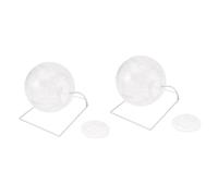 HANABASS 2pièces Ballon De Course Multifonctionnel pour Hamster Quatre Un Transparent pour Animaux De Petite Stimule Activité Et Combat Ennui