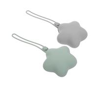 HANABASS 2Pièces Boîte de Rangement Silicone pour Tétines Étui Portable Poussière pour Protection Sûre pour Sucettes pour Déplacements