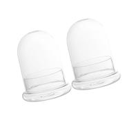 HANABASS 2pièces Bouteilles Verre pour Écologie De Paysage Décoration avec Conteneurs De Mousses pour Maison Bureau Et Jardin