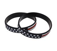 HANABASS 2Pièces Bracelet Commémoratif Du Jour De Indépendance Américaine De Usa Accessoire Pour Hommes Et Garçon Fille Pour Célébrations