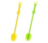 HANABASS 2pièces Brosse pour Biberons avec Goupillon pour Verres à Long Manche Nettoyeur pour Bocal Alimentaire et Biberon