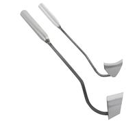 HANABASS 2pièces Houes à Main pour Jardinage Désherbage Et Creusage Houes Portatives Robustes Et Polyvalentes Outil Pratique pour Travaux Extérieur
