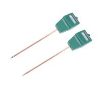 HANABASS 2pièces Humidimètre De Sol Et Ph Sol pour Jardin Pelouse Plantes Intérieures Et Extérieures Détecteur Humidité sans Pile