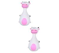 HANABASS 2pièces Jouet Latex pour Chien Jouet à Mâcher Cartoon Blanc pour Chiens pour Ennui Comportement Destructeur