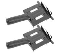 HANABASS 2pièces Peigne De Toilettage Pour Chevaux Brosse De Nettoyage Pratique Pour Poils De Chevaux Conception Ergonomique Et Antidérapante Convient Aux Animaux Domestiques Facile à