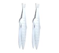 HANABASS 2pièces Pince à Arêtes Poisson Inoxydable Clip Multifonction Léger Résistant à Oxydation pour Cuisine