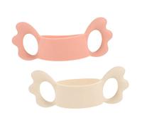 HANABASS 2Pièces Poignée de Bouteille Silicone pour Lot de Poignée Antidérapante pour Bouteille Apprentissage Accessoire Pratique pour Transition Biberon à Tasse