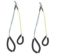 HANABASS 2pièces Table De Toilettage pour Animaux Acier avec Corde De Maintien pour Et Bain Jaune Et Vert