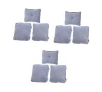 HANABASS 3 Ensembles Housse de Miniature Bleue pour Poupées Accessoire de Poupée Couverture de DIY pour Salon de Maison Miniature