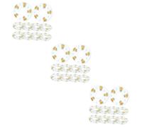 HANABASS 3 Ensembles Lot de Mini Bouées De Natation Simulées Transparente Accessoires Décoratifs pour Maison De Poupée Ornements Compacts Et pour Jeu Créatif 10 Pièces * 3