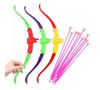 HANABASS 3 Ensembles Set de Arcs et Flèches pour Garçon Fille Extérieur Jeu de Tir Sécurisé et Amusant Cadeau Anniversaire et Noël Couleurs Aléatoires Couleur Aléatoire Couleur Aléatoire