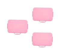 HANABASS 3 Pièces Boîte à Sable pour Garçon Fille avec Accessoires de Jeu de Sable et Boîte de Rangement Transparente Moyenne de Plage Multifonctionnel pour Intérieur et Extérieur Adapté