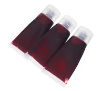 HANABASS 3 Pièces Fake Blood Set Thick Realistic Halloween Makeup Safe for Skin Washable Vampire Prank Cosplay Party Props