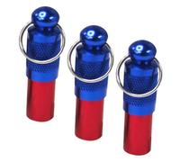 HANABASS 3 pièces Médaille pour Chien Laiton Pendentif Étiquette Identité Capsule DIY Porte-nom pour Collier Animal de Compagnie