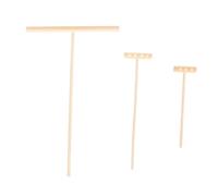 HANABASS 3 pièces Mini Râteaux à Sable Zen Set Créatif Outils Décoratifs pour Peinture sur Sable et Lissage Jouets de Jardinage Miniature