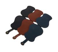 HANABASS 3 pièces Pochette de Rangement pour Médiators de Guitare Cuir PU Étui et Résistant pour Protection Longue Durée Capacité pour Collection de Noir Vert Marron