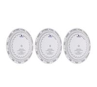 HANABASS 3 Pièces Roue de Grossesse Double Anneau, Calculateur Manuel
