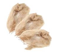 HANABASS 3 Sacs Matériaux De Nidification pour Oiseaux Mélange pour Nids De Perruches Et Pinsons Adapté pour Abris De Troncs Arbres Cages Jardin Cour