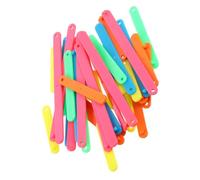 HANABASS 30 pièces Bâtons Géométriques Snaps Enseignement Mathématique Manipulables Montessori pour Triangles Carrés et Relations des Côtés Matériel Éducatif Polyvalent pour Classes et