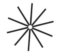 HANABASS 30 Pièces Lot de Clips de Fixation pour Brise-Vue Jardin Clips PVC Résistants Aux Intempéries pour Panneaux à Double Tige Rapide et Maintien Sécurisé des Bandes de Confidentialité