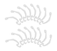 HANABASS 30pièces Pinces De Fixation Plastique pour Cages Animaux Clips Latéraux Fixes pour Clapiers à Lapins Accessoires pour Enclos Lapin