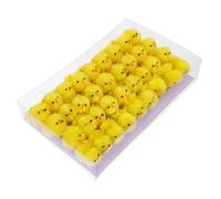 HANABASS 36 Pièces Décoration de Pâques Poussins Peluche Jaunes Jouets Peluche Modèle Poussin Centre de Table pour Fête de Pâques Décorations pour Maison et Événements