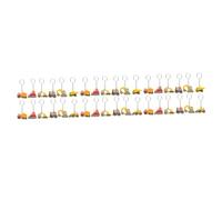 HANABASS 36 Pièces Porte Clés PVC pour Fêtes Danniversaire Accessoires Multiusages pour Garçon Fille Décorations et Thème Construction