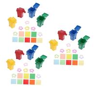 HANABASS 3ensembles Boîte De Tri De Couleurs pour Oiseaux Jouets Entraînement Interactifs pour Perroquets Stimulez Intelligence Coordination des Oiseaux Jouets Sûrs Et Amusants pour