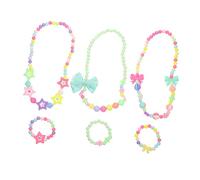 HANABASS 3ensembles Collier De Perles Pour Tout-petits Bijoux Décoratifs Pour Filles De Cou