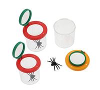 HANABASS 3Pièces Boîte à Insectes Loupe Conteneur Observation Insectes pour Rouges