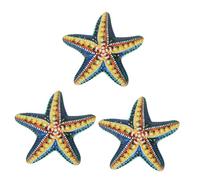 HANABASS 3pièces Décoration Sculpture Art Métallique Colorée Pour Salon Et Intérieur Accessoire De Décoration Festive