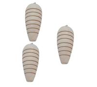 HANABASS 3pièces Jouet Bois pour Rongeurs Jouet à Mâcher Forme De Carotte pour Hamsters Lapins Et Cobayes Accessoire De Molaire Naturel Et Sûr Mentale Et Soin