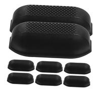 HANABASS 4 Paires Set pour Valise Supports Robustes Plastique Durables Coussinets de Protection Silencieux pour Fond de Bagage Remplacement Stable pour Mallettes de Voyage et Sacs à Main