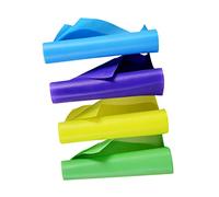 HANABASS 4 Pièces Bande Élastique de Yoga TPE Lot de Bandes de Résistance pour Musculation et Étirement Accessoires de Fitness Portables pour Entraînement à Couleurs