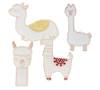 HANABASS 4 pièces Broche en forme de Lot de Accessoire Décoratif pour Écharpe et Vêtements Broche Clips Créative pour Femme et Fille Cadeau Original et Pratique