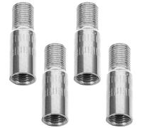 HANABASS 4 pièces Extensions de Tige de Valve Métal Rallonge Valve Pneu Facile à Installer pour Voiture Camion Van