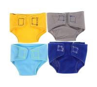 HANABASS 4 pièces Lot de Culottes Magnétiques pour Poupées Couches Sûres et Fonctionnelles Accessoires de Jeu pour Garçon Fille Compatibles Poupées Reborn Garçons et Filles