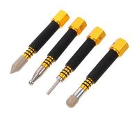 HANABASS 4 pièces Stylo de Débosselage pour Carrosserie Outil Tap Down Professionnel pour Réparation sans Peinture Kit de Réparation de Bosses Compatible Véhicules Variés Restauration