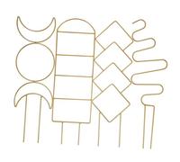 HANABASS 4 Pièces Support de Plante Grimpante Lot de Treillis pour Plantes Pot Design Géométrique et Pratique pour Intérieur et Extérieur pour Wisteria et