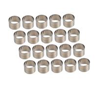 HANABASS 40 Pièces DIY Slap Bracelet Kit Stainless Steel Inner Sheet Easy Assemble Slap Band Crafting Parts For Handmade Wristbands