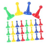 HANABASS 40 pièces Plastique Colorés pour Jeu Échecs et Jeux de Société Accessoires pour Remplacer Les Pièces Cassées Design et Structure Fonctionnelle