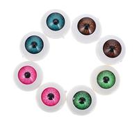 HANABASS 40 Pièces Yeux Creux Plastique pour Fabrication de Poupées Accessoires Halloween Effrayants Décorations pour Masques et Fêtes