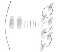 HANABASS 4ensembles Lot De Ancrages Muraux Pour Meubles Sangles De Sécurité Pour Bibliothèques Et Armoires Anti-basculement Pour Garçon Fille Et Animaux De Compagnie