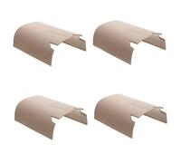 HANABASS 4pièces Caverne Décorative Plastique pour Reptiles Abri Artificiel Réaliste pour Lézards Tortues Et Accessoire De Simulation De Cachette Petite