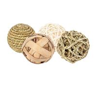 HANABASS 4Pièces Quatuor Mâcher pour Petits Animaux pour Hamsters Gerbilles Favorise Activité Physique