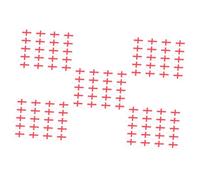 HANABASS 5 Ensembles Drapeaux Anglais À Main Fanions Patriotiques Pour Événements Décorations 20 Pièces * 5